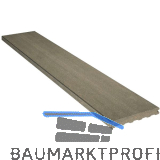 SILVADEC WPC Universalprofil Hellgrau, 23x180x4000mm