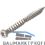 Edelstahlschrauben hellgrau, 5x50mm