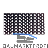 Ringgummimatte schwarz offen 1500x1000x23 mm