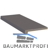 WERZALIT Exclusiv Innenfensterbank mit schr�ger Blende, Dunkelgrau, 450 mm