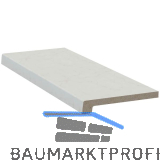 WERZALIT Exclusiv Innenfensterbank mit schr�ger Blende, Marmor Bianco, 500 mm
