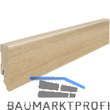 DISANO Sockelleiste Eiche hell rustikal, Eiche Ontario puro, 16/58
