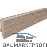 DISANO Sockelleiste Eiche graubraun lebhaft, 16/58