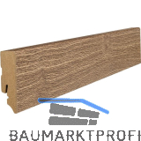 HARO Laminat Sockelleiste Bergeiche braun, Eiche Portland natur, 16/58