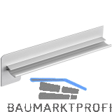 Seitenabschluss FB25S f�r Sichtmauer, Aluminium E6/EV1 Silber, 70 mm