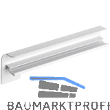 Seitenabschl�sse FB 25 Putz Alu wei� lackiert 320 mm