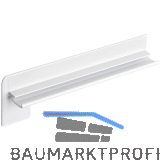 Seitenabschluss FB40S f�r Sichtbeton, Aluminium RAL 9016 Verkehrswei�, 380 mm