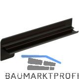 Seitenabschluss FB25S f�r Sichtmauer, Aluminium RAL 7016 Anthrazitgrau, 210 mm