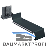 Verbinder Standard 25 mit Dichtteil Alu anthrazit lackiert gerader Sto� 360 mm