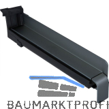 Seitenabschluss BF2504 f�r Sichtmauer, Aluminium RAL 7016 Anthrazitgrau, 320 mm