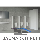 SOLIDO WC Sichtschutzwand wei�