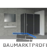 SOLIDO WC Trennwandsystem anthrazit