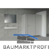 SOLIDO WC Trennwandsystem kiesel