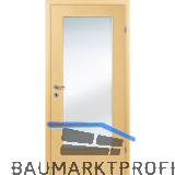 DANA Euroba Innent�re Ahorn lackiert GL Links TBA 950/2030 mm