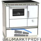 LOHBERGER Festbrennstoffherd Rega 75 Wei�