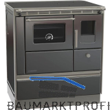 LOHBERGER Festbrennstoffherd Rega 75 Edelstahl