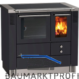 LOHBERGER Festbrennstoffherd LC 75 B Edition, Schwarz