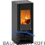 LOHBERGER Festbrennstoffherd Cook Me, Schwarz matt