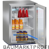 LIEBHERR Stand-Getr�nkek�hlschrank mit Glast�r FKv 503 Silber 612 mm