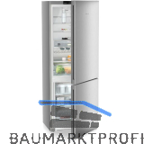 LIEBHERR Stand-K�hl-Gefrierkombination CNsfd 7723 Silver