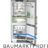 LIEBHERR Stand-K�hl-Gefrierkombination CBNsdc 765i Silver -