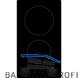 SOLIDO Kochfeld EB-00883 Glaskeramik Strahlungsheizung autark