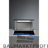 FALMEC Tischl�fter Down Draft Schwarz ohne Motor -