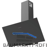 SOLIDO Wand-Dunstabzugshaube Vero Diago schwarz matt