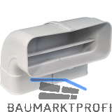 OPTIMAIRO Flachkanalbogen 90� senkrecht 222 x 89 Kunststoff wei�