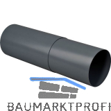 OPTIMAIRO Teleskoprohr 350 - 680 mm NW 150 Kunststoff grau