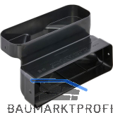 PLASMAMADE 90� Adapter Kunststoff schwarz