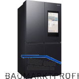 SAMSUNG French Door K�hl-Gefrierkombination 4-t�rig Family Hub�+ RF9000 Schwarz