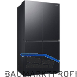 SAMSUNG French Door K�hl-Gefrierkombination 4-t�rig RF7000 Black Steel