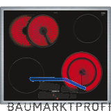 SIEMENS Kochfeld EA64RGNA1E Glaskeramik zu Herd
