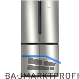 SIEMENS French Door K�hl-Gefrierkombination 4-t�rig KF96NVPEA, 1830 mm