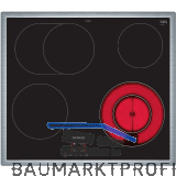 SIEMENS Kochfeld ET645BNA1E Strahlungsheizung autark -