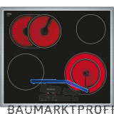 SIEMENS Kochfeld ET645HN17E Glaskeramik Strahlungsheizung autark