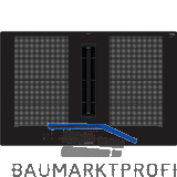 SIEMENS Induktions-Muldenl�fter EX801LX67E Glaskeramik -