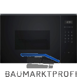 SIEMENS Einbau-Mikrowelle mit Grillfunktion BE555LMB1 Schwarz