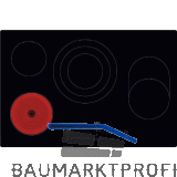 AEG Kochfeld HK857870IB Glaskeramik Strahlungsheizung autark