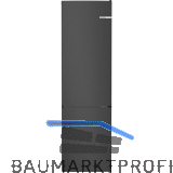 BOSCH Stand-K�hl-Gefrierkombination KGN392XCF Edelstahl Schwarz, 2030 mm
