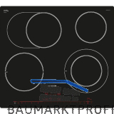 BOSCH Kochfeld PKN601DP1D Strahlungsheizung autark