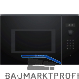 BOSCH Einbau-Mikrowelle mit Grill BEL554MB0, Schwarz