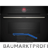 BOSCH Kompakt-Backofen mit Mikrowelle CMG7241B1 Schwarz