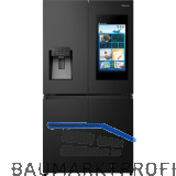 HISENSE French Door K�hl-Gefrierkombination RQ760N4IFE Schwarz