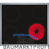 CONSTRUCTA Kochfeld CA321255 Strahlungsheizung autark -