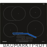 CONSTRUCTA Kochfeld CA434235 Glaskeramik Induktion autark, 600 mm -