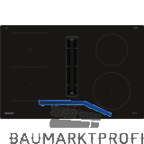 CONSTRUCTA Induktions-Muldenl�fter CV438236 rahmenlos aufliegend, 800 mm
