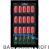 SILVA Stand-Getr�nkek�hlschrank G-KS 1696 sw mit Glast�r Schwarz