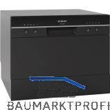 BOMANN Kompakt-Geschirrsp�ler freistehend TSG 7405 Schwarz